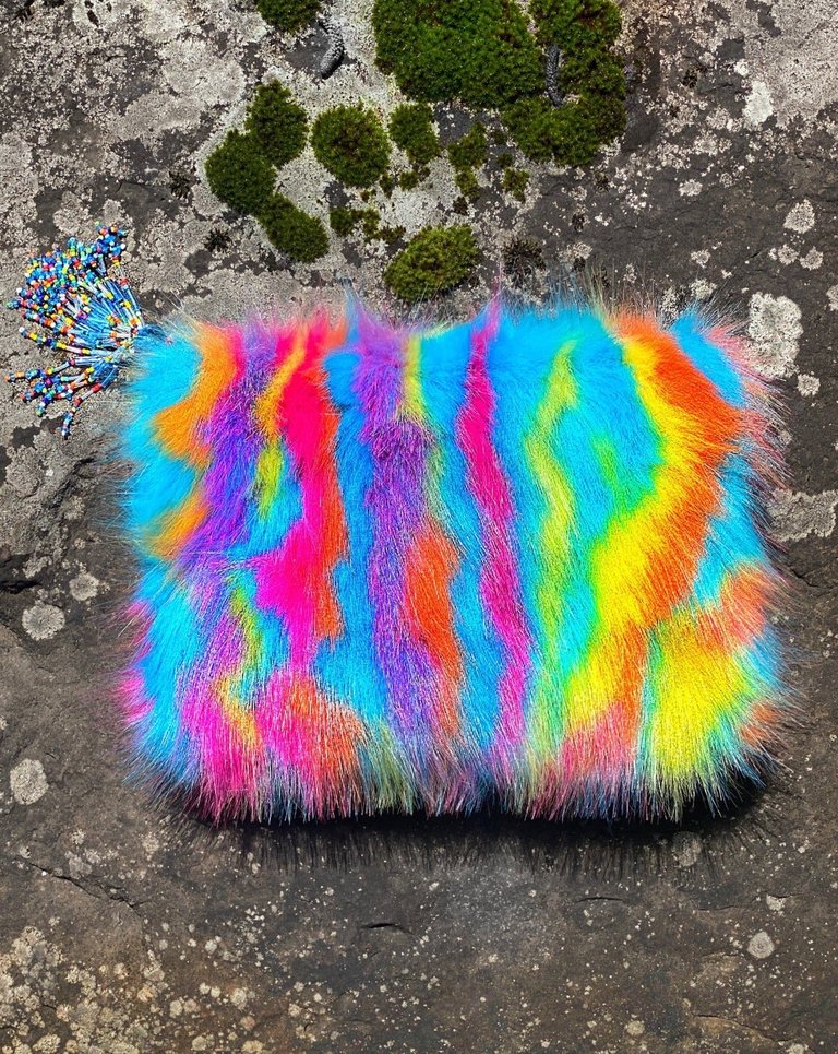 Magic Fluff Puff Clutch - Multi