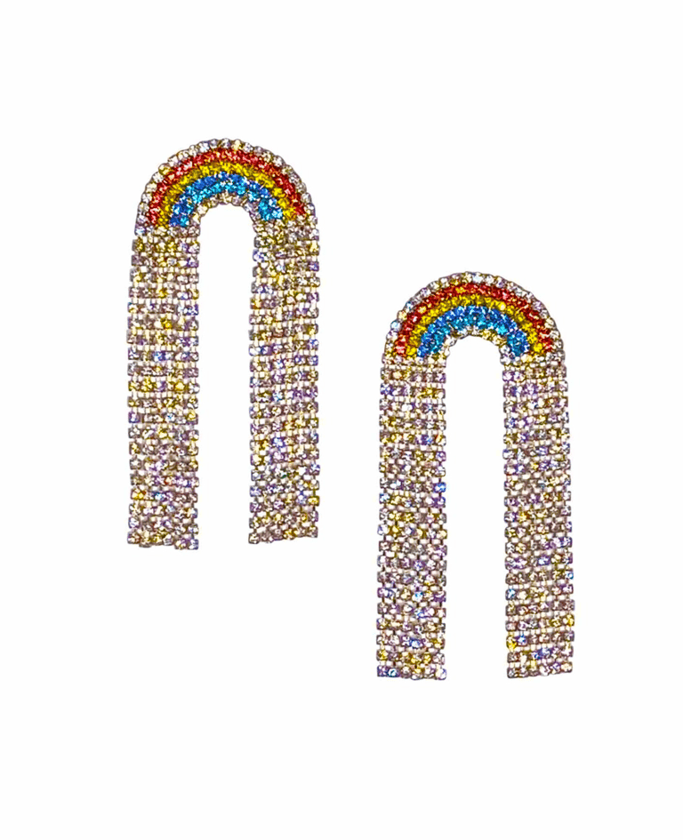 Somewhere Over The Rainbow Earrings - Rainbow