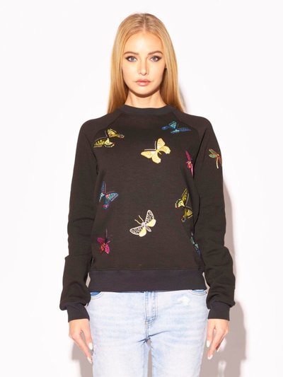 Meghan Fabulous The Jitterbug Embroidered Sweatshirt - Black product
