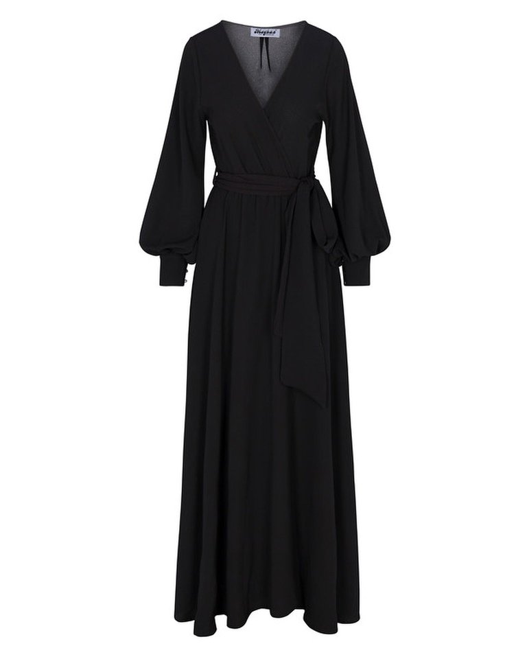 Venus Maxi Dress - Black - Black
