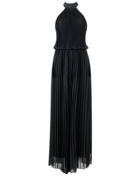 Wild Orchid Pleat Jumpsuit - Black