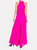 Wild Orchid Pleat Jumpsuit - Magenta