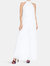 Wild Orchid Pleat Jumpsuit - White - White