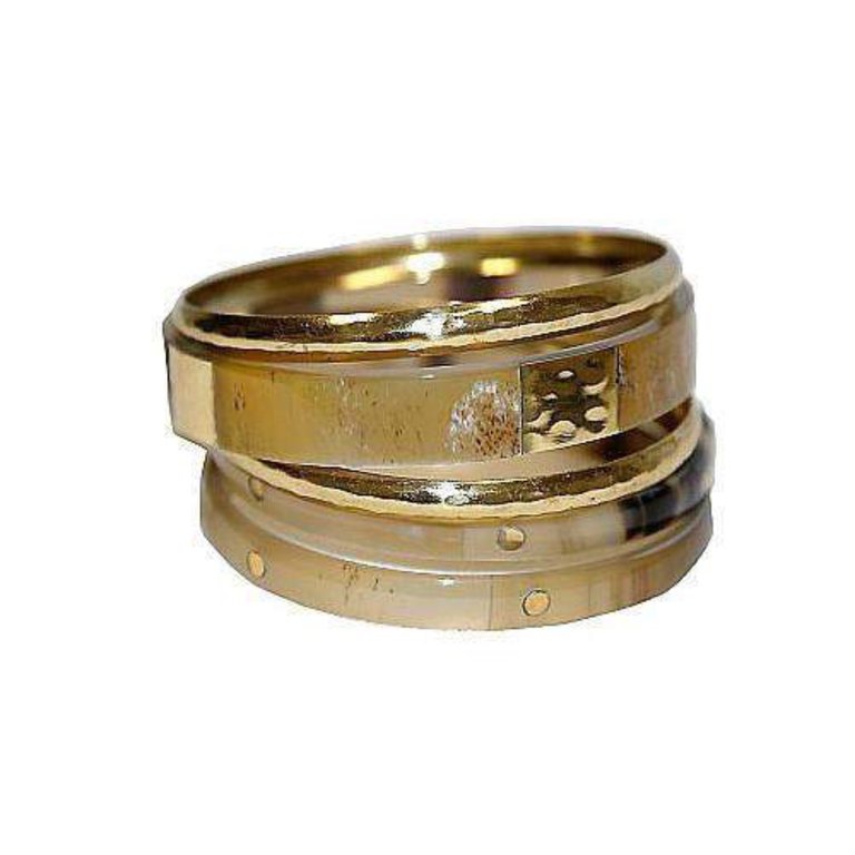 Bachata Brass Bangle - Brass