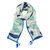 Flight Silk Feather Scarves - Blue