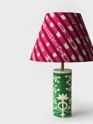 Green Floral Vines Table Lamp