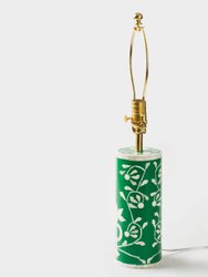 Green Floral Vines Table Lamp