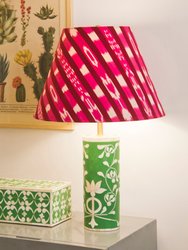 Green Floral Vines Table Lamp