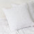 Heritage Refined Quilted Pillow - White