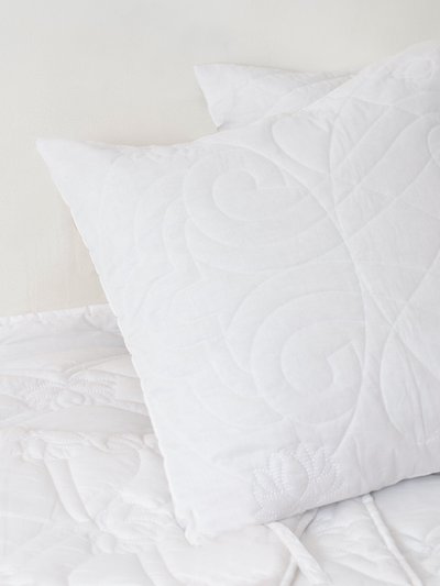 Mela Artisans Heritage Refined Quilted Pillow product