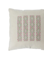 Native Narrative Rectangular Bars Woven Pillow