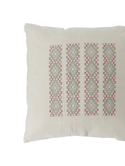 Mela Artisans Native Narrative Rectangular Bars Woven Pillow product