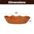 Oblong Scallop Bowl - Mangowood, Medium Polish