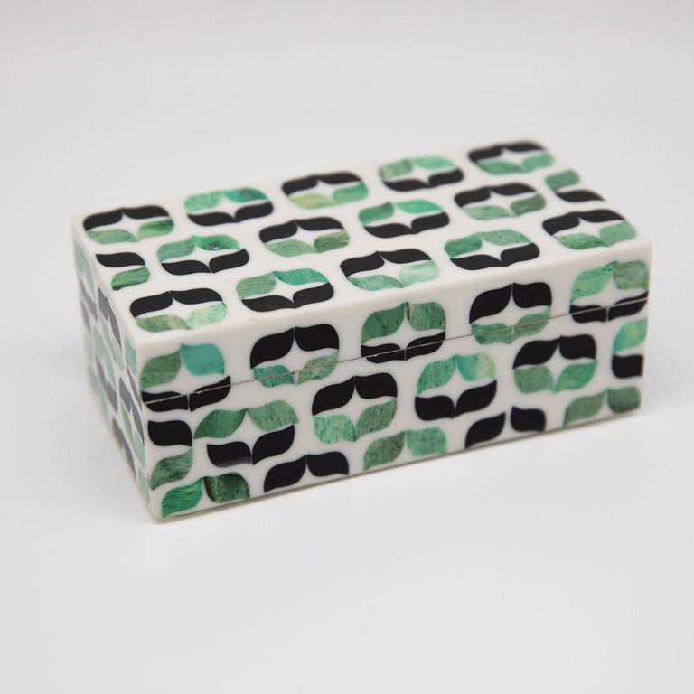 Serif Boxes - Green and Black