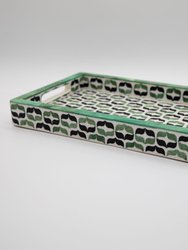 Serif Trays - Green/Black