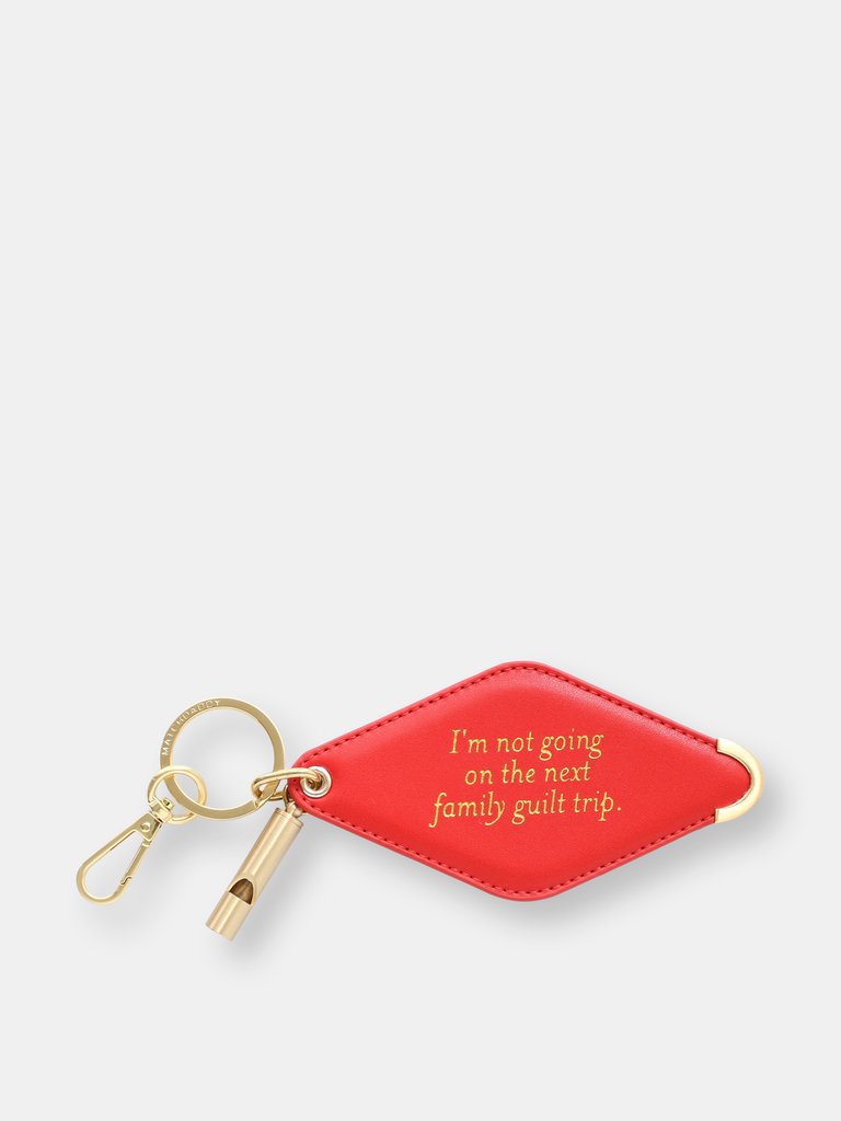 Family Guilt Trip - Key Fob - Red