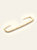 Pave Ear Bar - Gold White Cz