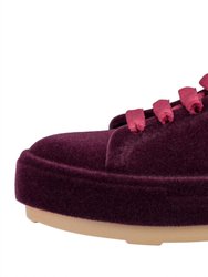 Be Flocked Lace-Up Sneaker