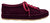 Be Flocked Lace-Up Sneaker - Burgundy