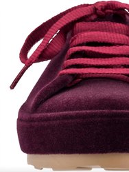 Be Flocked Lace-Up Sneaker