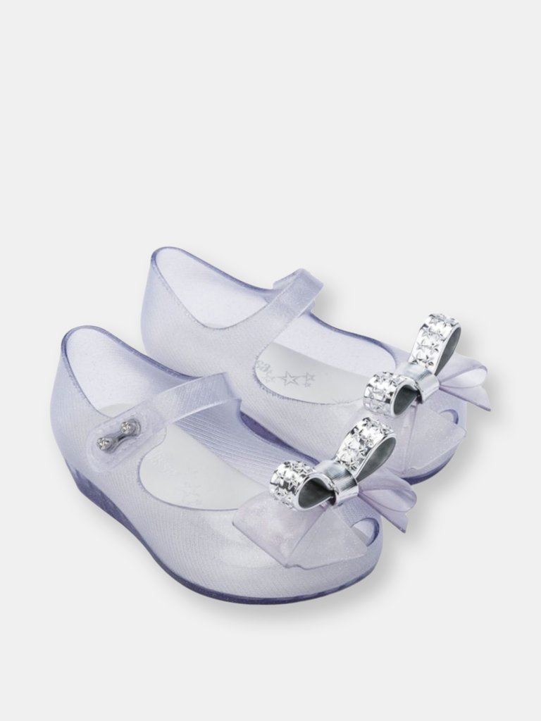 Clear UltraGirl Bow Ballerina - Purple