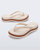 Leblon Flip Flop In Beige/brown