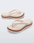 Leblon Flip Flop In Beige/brown