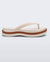 Leblon Flip Flop In Beige/brown - Beige/brown