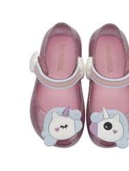 Mini Melissa Pink Sparkling Ultragirl Unicorn