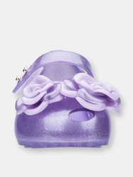 Purple Flower Detail Sandal