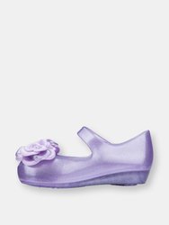 Purple Flower Detail Sandal