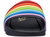 Women's 3D Rainbow Beach Slide In Black