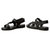 Women's Connected Sandal In Black