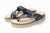 Helenka Women's Studded Walking Sandal In Dark Blue