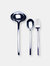 3 Pcs Serving Set (Fork Spoon And Ladle) Due