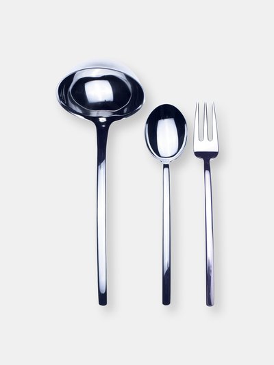 Mepra 3 Pcs Serving Set (Fork Spoon And Ladle) Due product