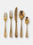 5 pcs Place Setting Coccodrillo Bronzo