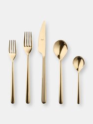 5 Pcs Place Setting       Linea Oro