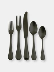 5 Pcs Place Setting PERLA ORO NERO