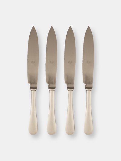 Mepra American Steak Knife Set Of 4 Ice Champagne product