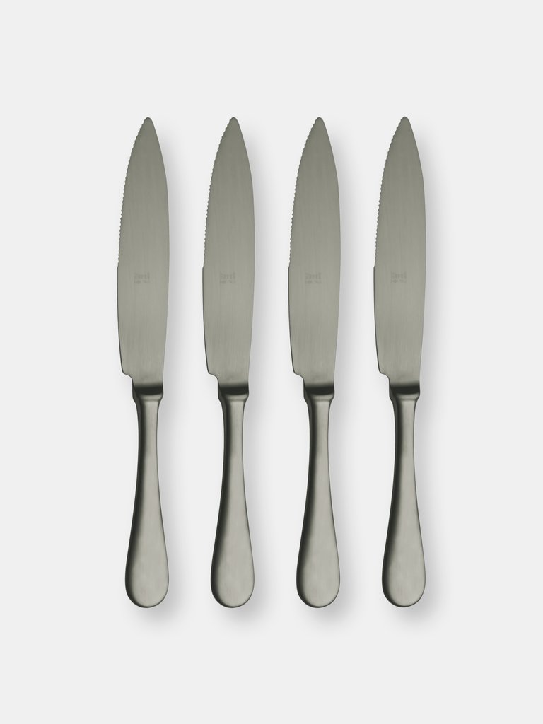 American Steak Knife Set Of 4 Ice Oro Nero