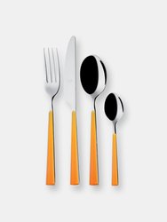Cutlery Set 24 Pcs.Primavera Orange