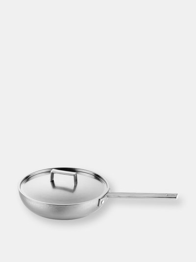 Mepra Frying Pan With Lid Cm.26 Attiva Pewter product