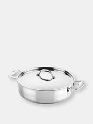 Non Stick Saute Pan 2 Handles  Glamour Stone Cm 26