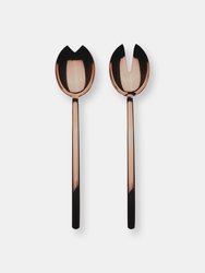 Salad Servers (Fork And Spoon) Due Bronzo