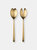 Salad Servers (Fork And Spoon) Linea Ice Oro