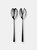 Salad Servers (Fork and Spoon) LINEA ORO NERO