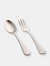 Serving Set (Fork and Spoon) DOLCE VITA PEWTER CHAMPAGNE