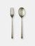 Serving Set (Fork and Spoon) LINEA ICE CHAMPAGNE