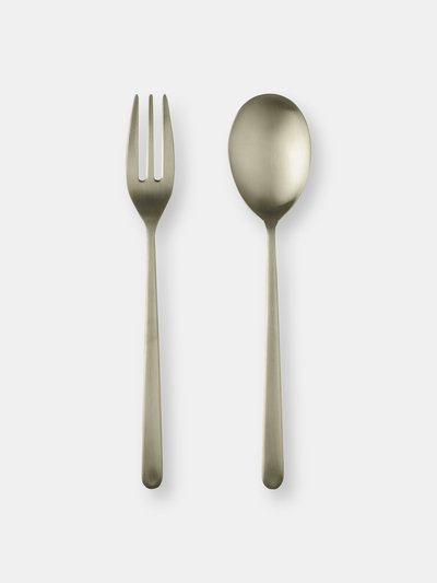 Mepra Serving Set (Fork and Spoon) LINEA ICE CHAMPAGNE product